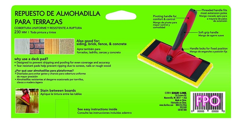 Shur-Line Refill 9 in. W Paint Pad For Rough Surfaces - Image 5
